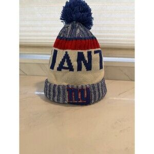 New York Giants New Era knit Cuffed Pom Beanie